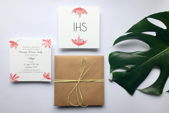 Zaproszenie na Komunię Świętą FD3