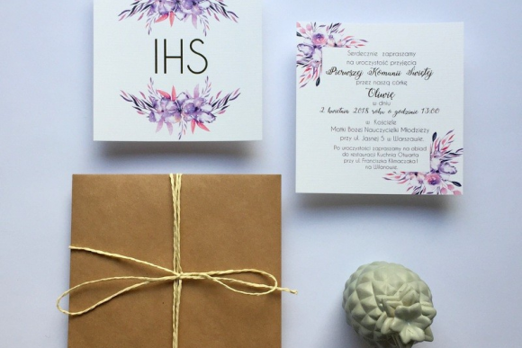 Zaproszenie na Komunię Świętą FD17