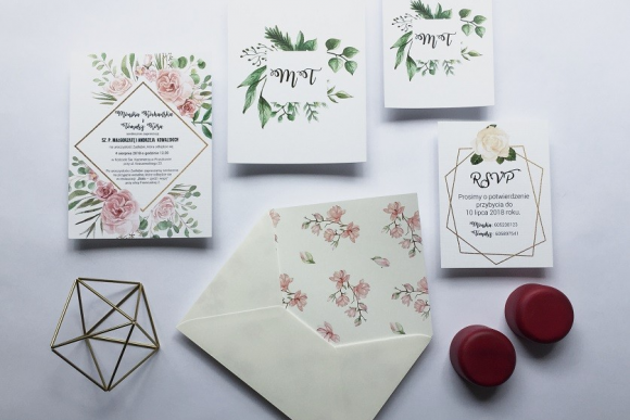 Zaproszenie ślubne FD55