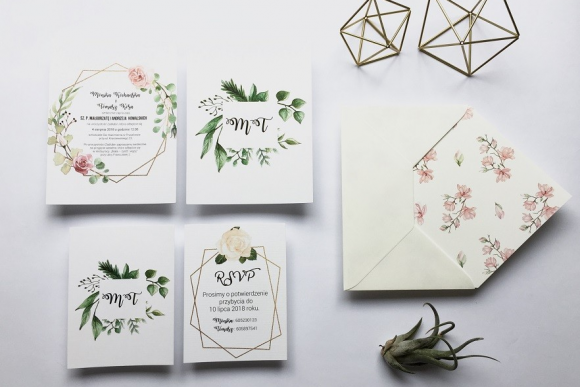 Zaproszenie ślubne FD51