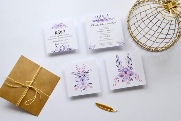 Zaproszenie ślubne VIOLET