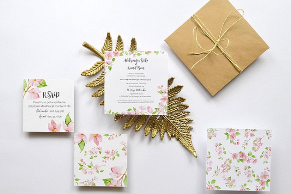 Zaproszenie ślubne SUMMER