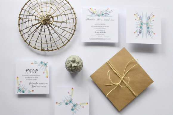 Zaproszenie ślubne FLOWERS