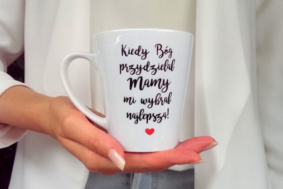 Kubek Latte Kiedy Bóg Przydzielał Mamy