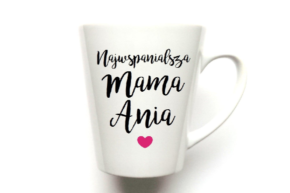 KUBEK latte dla Mamy "PODAJ IMIĘ"