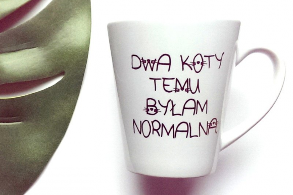 Kubek Latte Dwa Koty