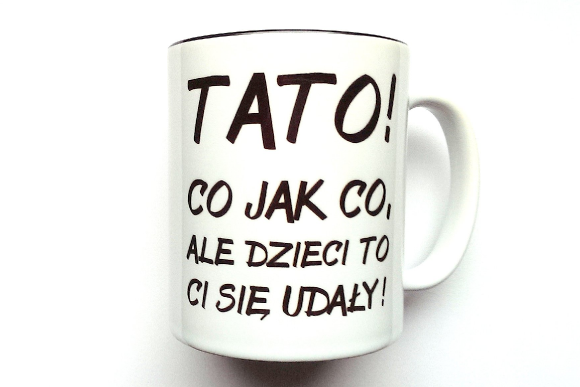 KUBEK DZIECI z CZARNYM WNĘTRZEM