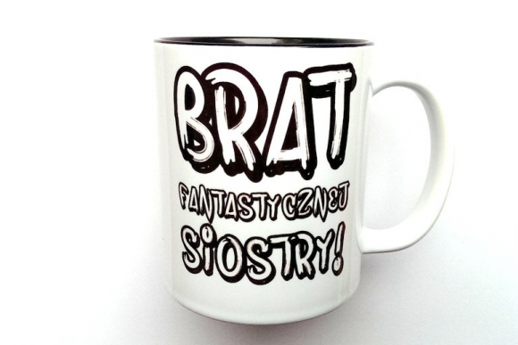 KUBEK BRAT z CZARNYM WNĘTRZEM