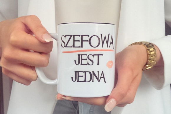 KUBEK SZEFOWEJ z CZARNYM WNĘTRZEM