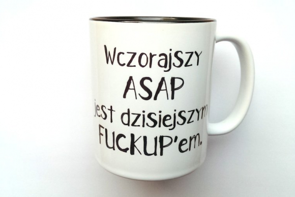 KUBEK ASAP z CZARNYM WNĘTRZEM