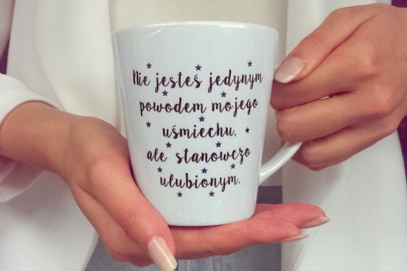 KUBEK LATTE UŚMIECH