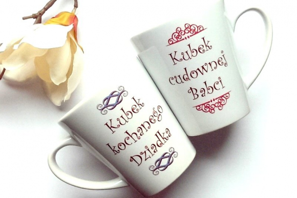 2 Kubki LATTE DLA KOCHANYCH DZIADKÓW