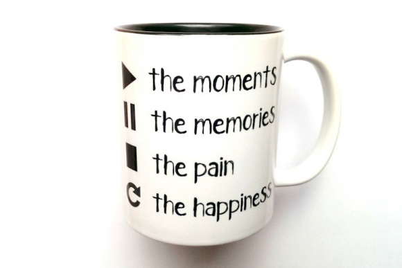 Kubek PLAY z CZARNYM WNĘTRZEM