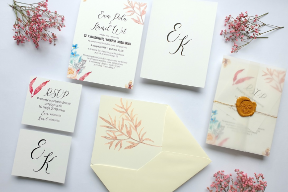 Zaproszenia ślubne Seria Boho FD2