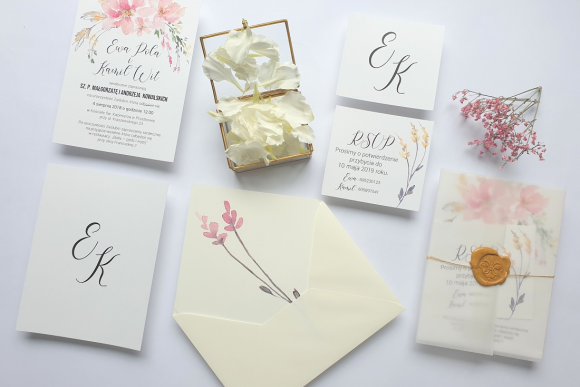 Zaproszenia ślubne Seria Boho FD5