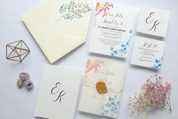 Zaproszenia ślubne Seria Boho FD6