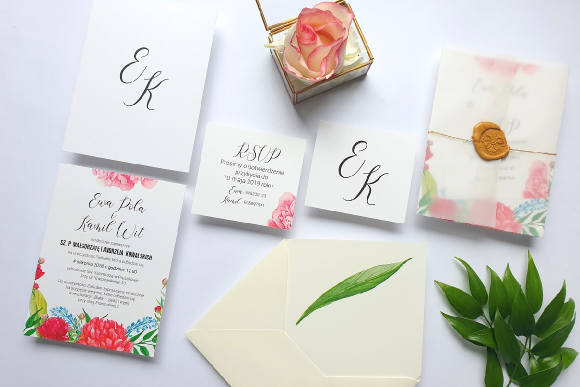 Zaproszenia ślubne Seria Peony FD2