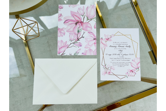 Zaproszenie na Komunię Świętą FD66 (biała koperta)