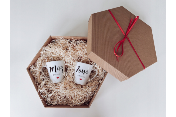 2 KUBKI ślubne kubek ślub Prezent na ślub