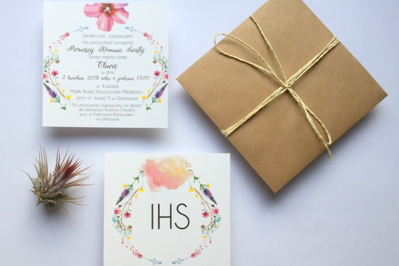 Zaproszenie na Komunię Świętą FD14
