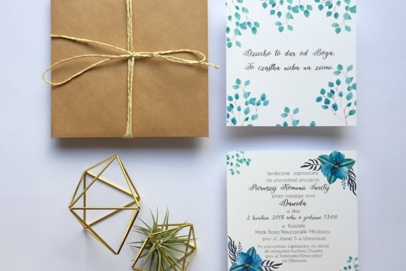 Zaproszenie na Komunię Świętą FD19