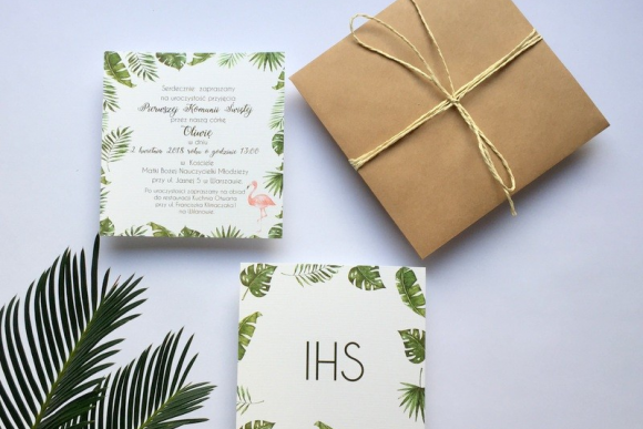 Zaproszenie na Komunię Świętą FD15